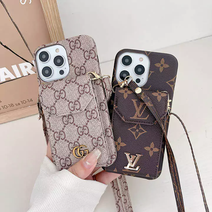 LV GUCCI 斜めがけカード オーガンザバッグ メタルロゴ