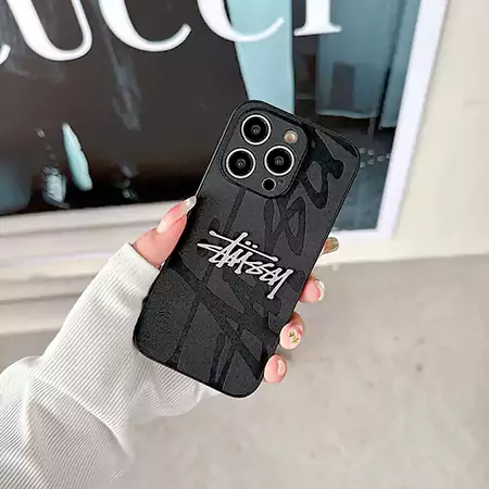 Stussy ロゴ入り スマホケース