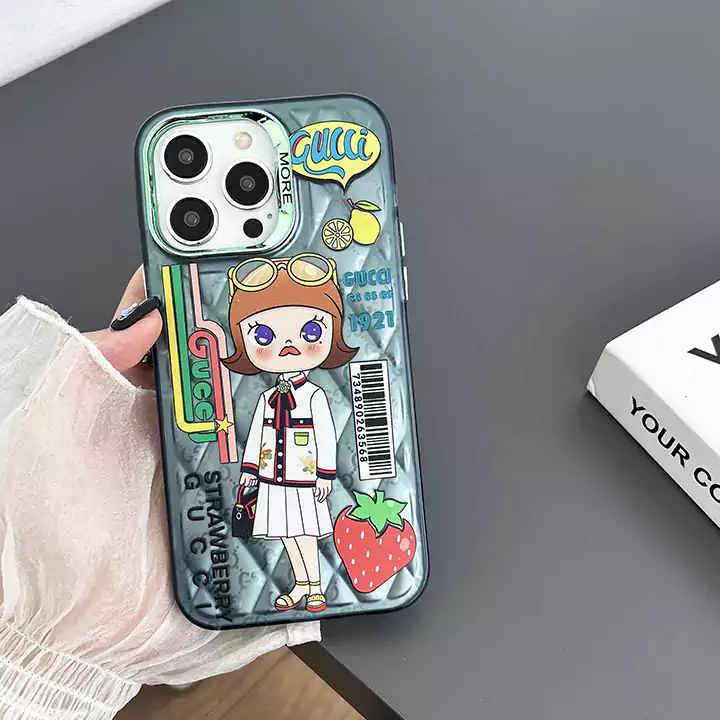 シャネル風スマホケース