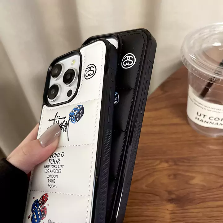 ステューシーデザイン スマホケース