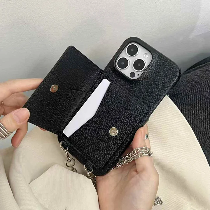  高級レザー スマホカバー